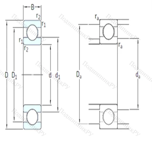 Подшипник шариковый радиальный 6202-2RSLTN 9/HC 5C 3WT от производителя  SKF