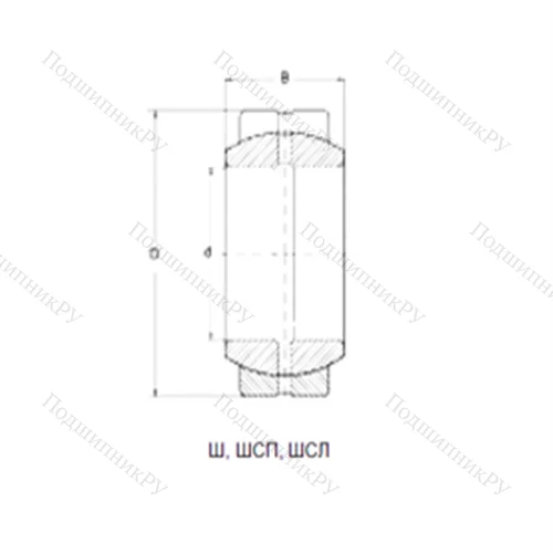 Подшипник скольжения сферический Ш8 от производителя  CRAFT