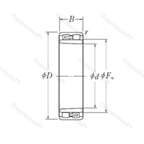 Подшипник роликовый радиальный NNU 4948 K