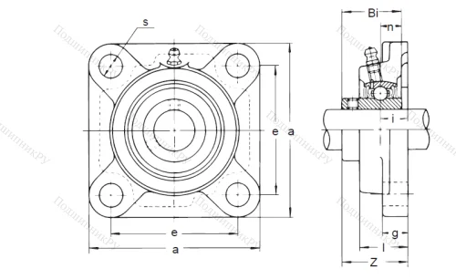 Подшипниковый узел UCF 315 в Архангельске
