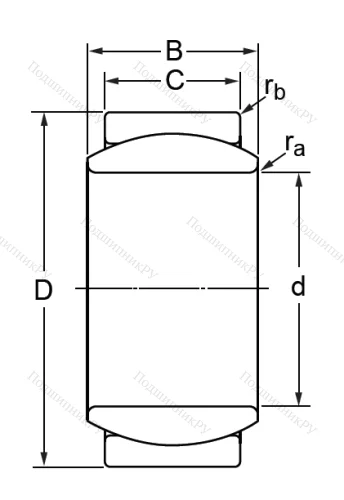 Шарнирный подшипник GE 6 E в Архангельске