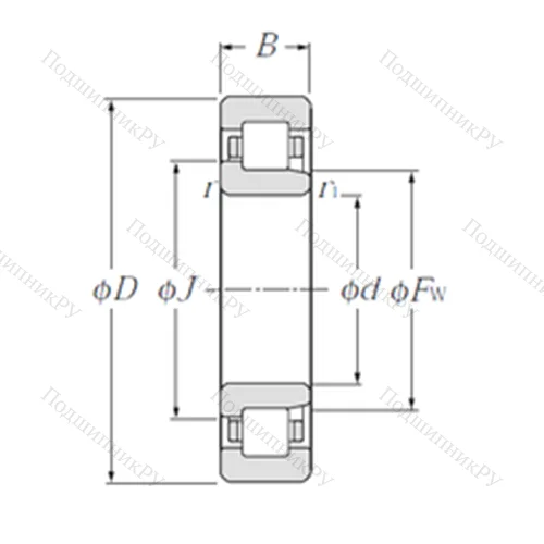 Подшипник роликовый радиальный