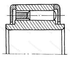 Подшипник  54808 размер 40x68x31 от производителя  ГПЗ-3