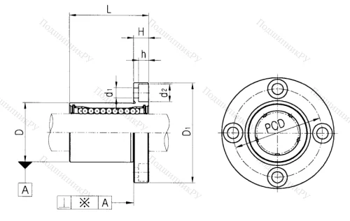 Подшипник LMF 20 UU в Архангельске