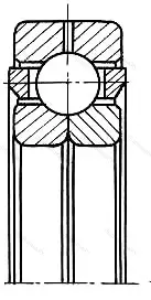 Подшипник  QJ 332 (176332) размер 160x340x68 от производителя  SKF