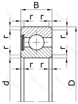 Шариковый однорядный подшипник 60120 (6020 Z) в Архангельске