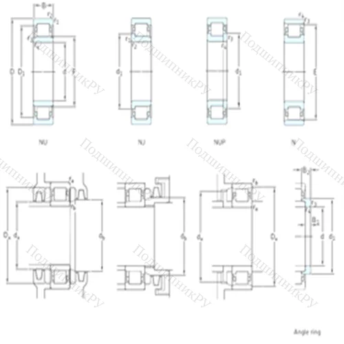 Подшипник роликовый радиальный NU 2272MA от производителя  SKF
