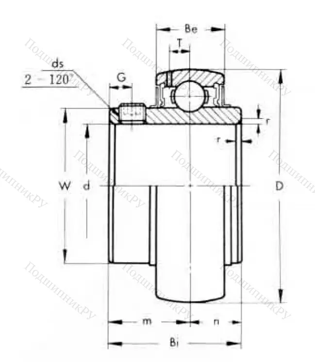 Корпусный подшипник UC 202 (ASAHI) в Архангельске