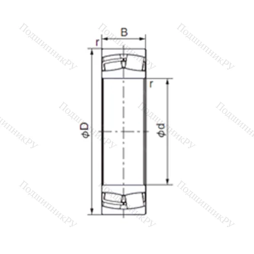 Подшипник роликовый радиальный 24130EX 1 от производителя  NACHI