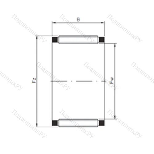 Подшипник игольчатый радиальный K 32x42x42 от производителя  CX