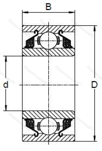 Радиальный шариковый подшипник W 211 PP 3 в Архангельске