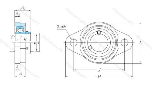 Подшипниковый узел UFL 005 JE 1 в Архангельске