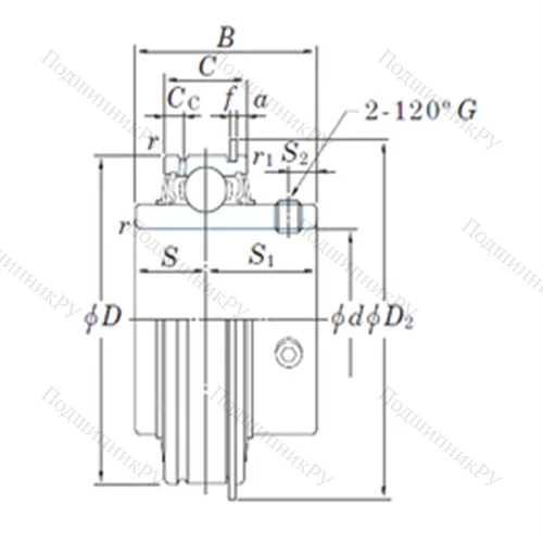 Подшипник шариковый радиальный ER 212-38