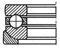 Подшипник 53406+U 406 размер 30x70x33 от производителя  SKF
