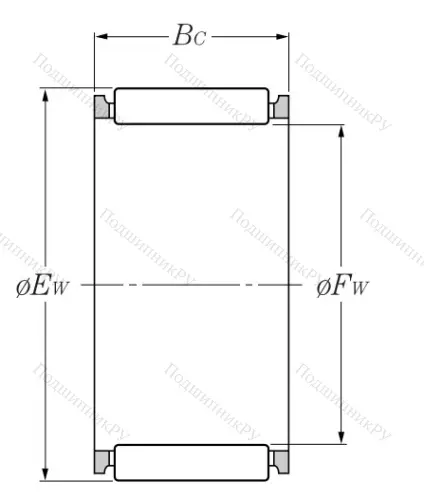 Подшипник K 12x15x13 V 1 JP (NTN) в Архангельске
