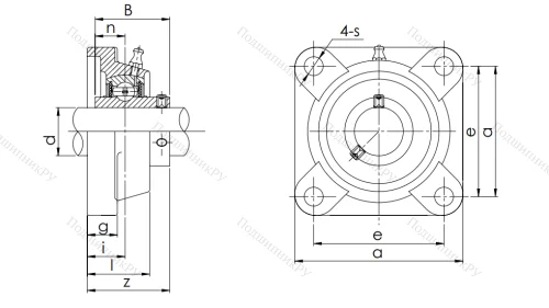 Подшипниковый узел UCF 210 Q в Архангельске