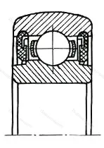 Модификация подшипника 6-1580206АЕС17 размер 30x62x18 от производителя  ГПЗ-3