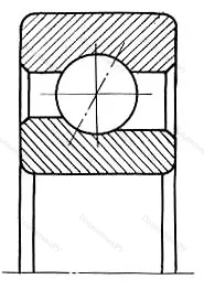 Подшипник  766907 размер 36x52x8 от производителя  ГПЗ-1