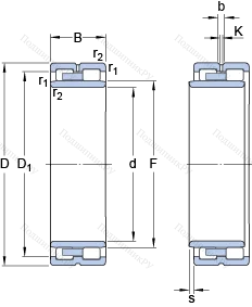 Подшипник NNU 49/600 B/SPW 33X в Архангельске
