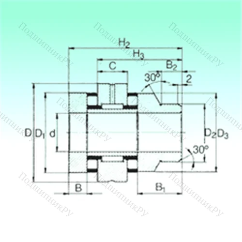 Подшипник комбинированный ZARN 55115 L TN от производителя  NBS