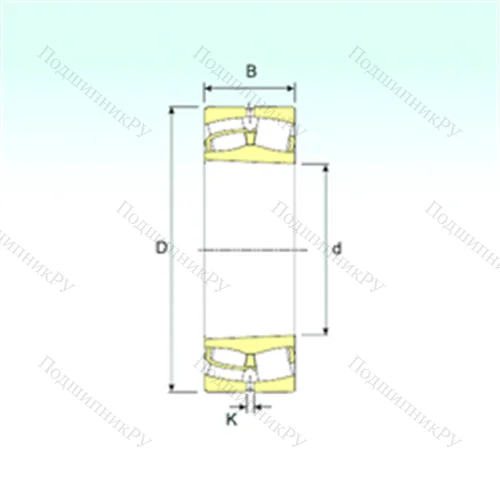 Подшипник роликовый радиальный самоцентрирующийся 24148 K 30 от производителя  ISB