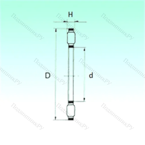 Подшипник роликовый упорный K 81128TN от производителя  NBS
