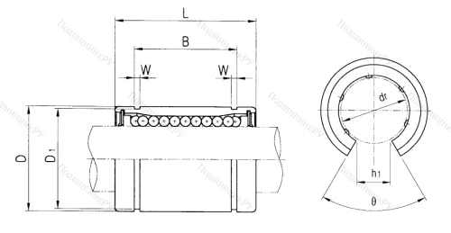 Подшипник LM 12 UU OP в Архангельске