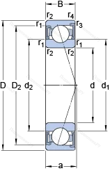 Подшипник S 7016 ACD/HCP 4A в Архангельске