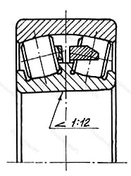 Модификация подшипника 113534Н размер 170x310x86 ГПЗ-11