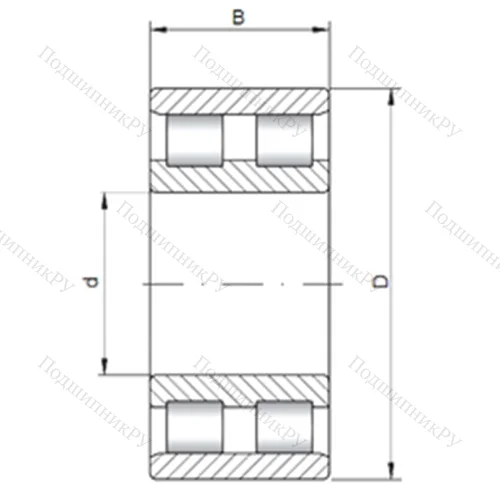 Подшипник роликовый радиальный NN 49/560 от производителя  CX
