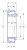Конический роликовый подшипник 33211/Q от производителя  SKF