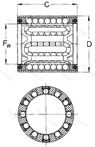 Подшипник LBBR 10-2LS в Архангельске