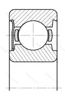 Подшипник 6201-Z/P 6HW размер 12x32x10 от производителя  SKF