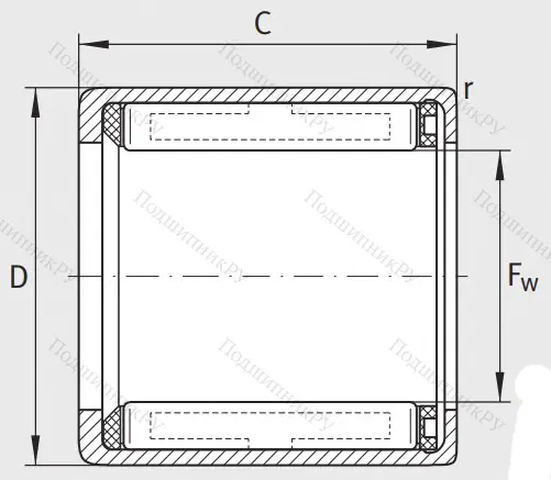 Подшипник обгонной муфты обгонная муфта HF 3520-L 564