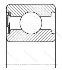 Модификация подшипника 20803 размер 17x47x15,5 ГПЗ-100