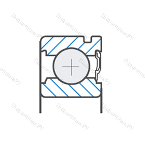 Подшипник шариковый радиальный B 25-240NX