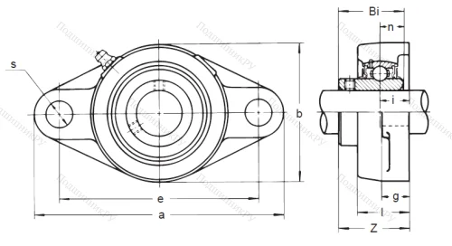 Подшипниковый узел UCFL 204 в Архангельске