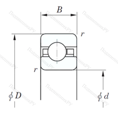 Подшипник шариковый радиальный KCC 250