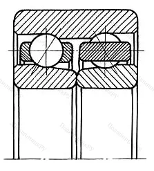 Модификация подшипника 3086304Е3 размер 20x52x22,2 от производителя  ГПЗ-23 Модификация подшипника 3086304Е3 размер 20x52x22,2 от производителя  ГПЗ-23