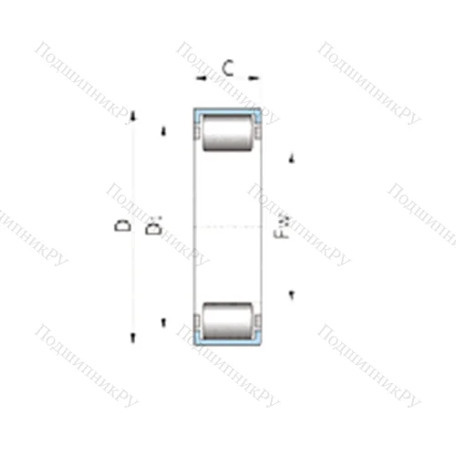 Подшипник роликовый радиальный 12Y 224VH