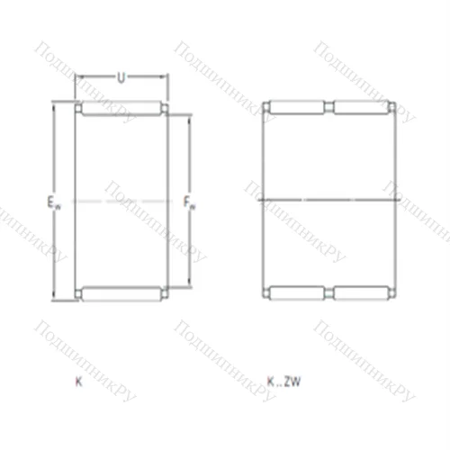 Подшипник игольчатый радиальный K 5x8x10TN от производителя  SKF
