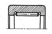 Подшипник  RNA 4856 (4024856) размер 305x350x69 от производителя  SKF