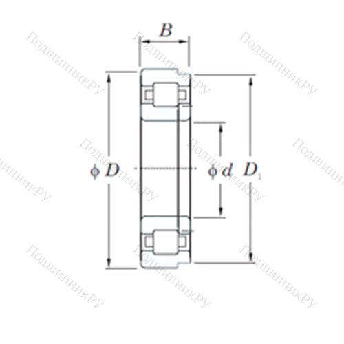 Подшипник роликовый радиальный NUP 2320R