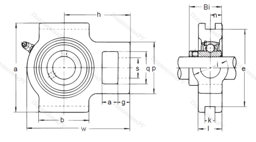 Подшипниковый узел UCT 213 в Архангельске Подшипниковый узел UCT 213 в Архангельске