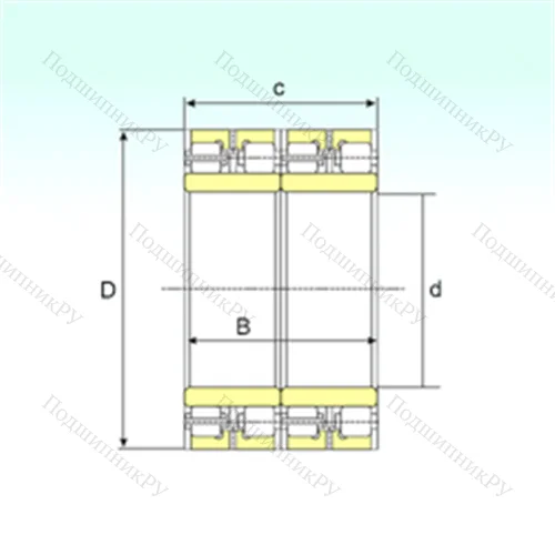 Подшипник роликовый радиальный FCDP 138196750 от производителя  ISB