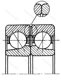 Подшипник  336213 размер 65x120x46 от производителя  ГПЗ-14