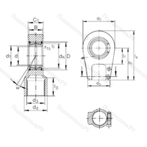Подшипник скольжения сферический GIHRK 110 DO