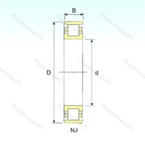 Подшипник роликовый радиальный N 28/1060 от производителя  ISB