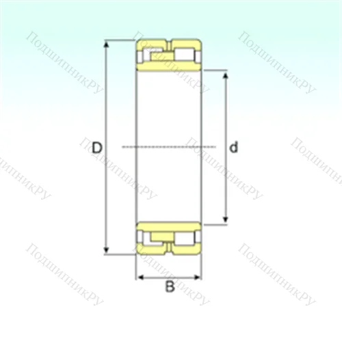 Подшипник роликовый радиальный NNU 4888 K/W 33 от производителя  ISB