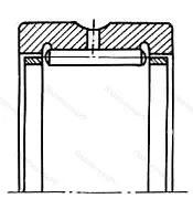 Подшипник K 25X 30X 20 размер 25x30x20 от производителя  SKF